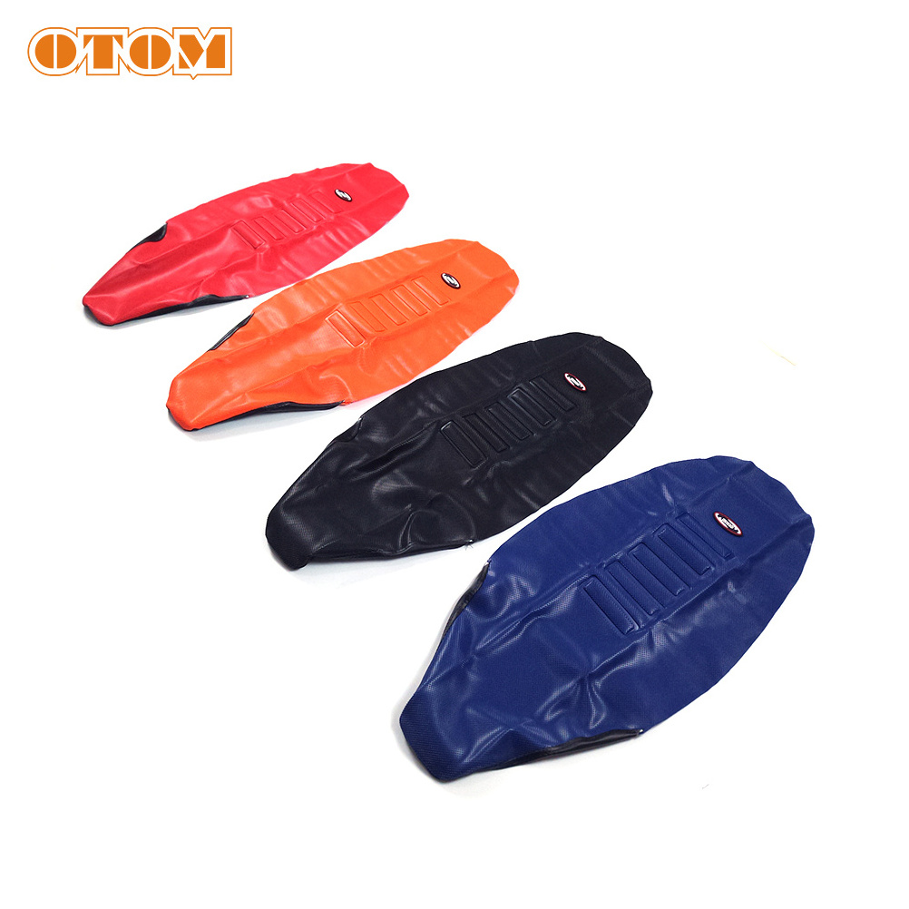 OTOM Motorcycle Dirt Bike Diamond Pattern Antiskid High Elasticity Waterproof Seat Cover For HONDA YAMAHA KAWASAKI SUZUKI