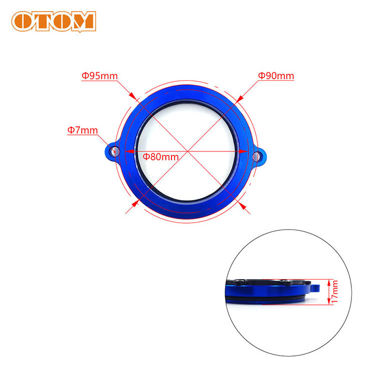 OTOM Motorcycle Engine Cylinder Head Timing Chain Cover Visible Transparent Protector Guard For ZONGSHEN CB250D-G KAYO BSE