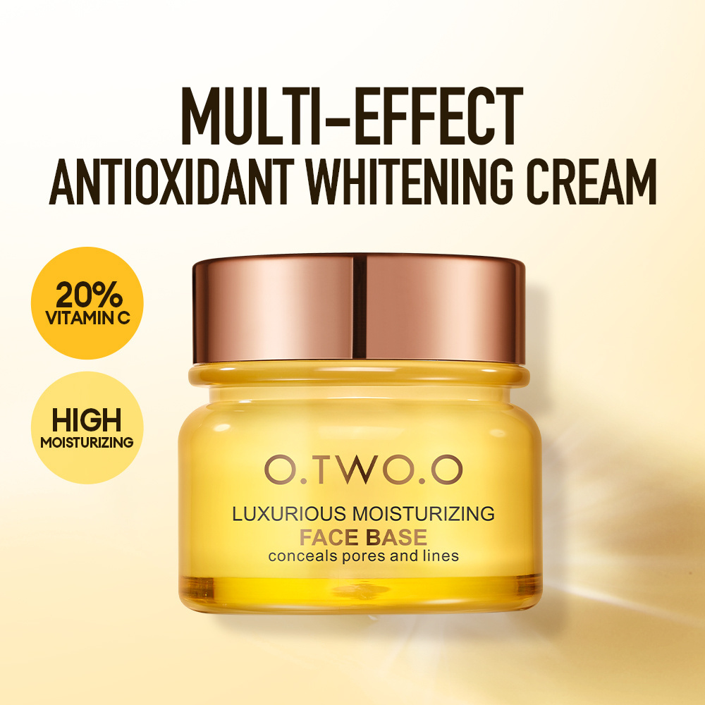 O.TWO.O  Cosmetics Vitamin C Remove Dark Spots Whitening Face Care Moisturizing Anti-Aging Firming Skin Facial Cream