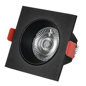 7W led recessed spot light square frame downlight