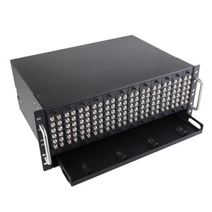 FTTH ODF 1U Termination Box SC LC Rack Wall Mount 12 24 48 72 96 144 Core 4 8 Port Distribution Frame Fiber Optic Patch Panel