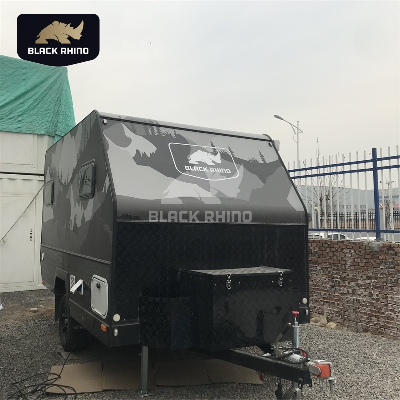 Factory New High Quality Luxurious Kit Motorcycle Trailer Chinese Brand New Camper Van Trailer Camper