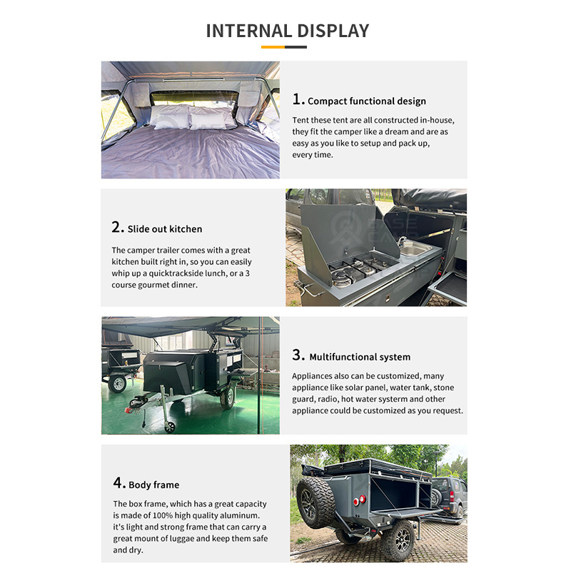 European standard flatbed camper caravan supply 4x4 camper motorhomes