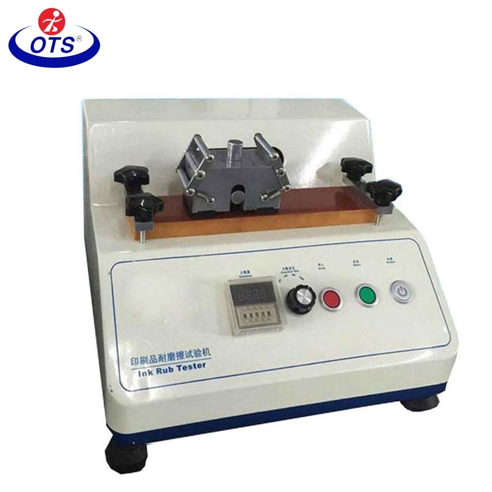 TAPPI T830 ASTM D5264 JIS K5701 Paper and Printing Ink Rubbing Fastness Tester