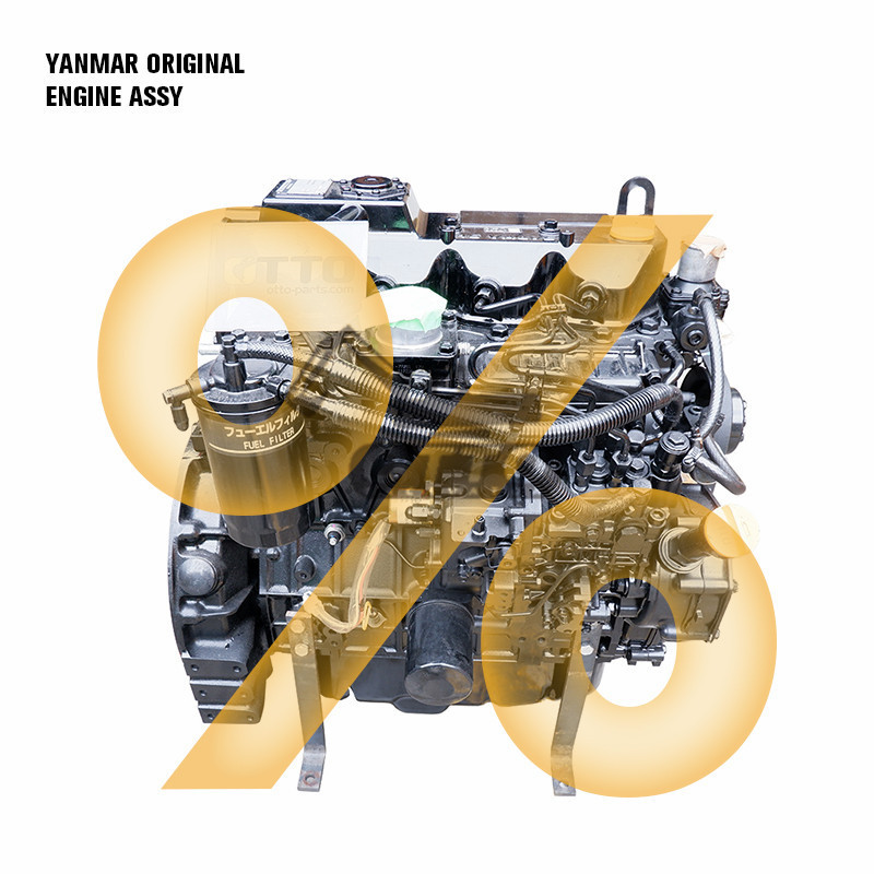 OTTO 4 Cylinder Used Diesel Motor 4TNE98 4TNV94 4TNV88 3TNV88 3TNV98 3TNV82 3TNE98 Engine Assembly For Yan mar Engine