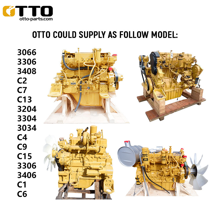 OTTO Excavator Motor Engine Assy 3116 3066  3306 C13 C7 S6k C18 C9 Diesel Engine For Cat