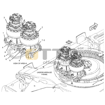 OTTO OEM CAT 374F  378-9540 378-9541 378-9542 378-9543 378-9544 295-9405 295-9406 295-9414 295-9416 295-9434 Slewing Travelling