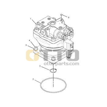 OTTO OEM CAT 374F  378-9540 378-9541 378-9542 378-9543 378-9544 295-9405 295-9406 295-9414 295-9416 295-9434 Slewing Travelling