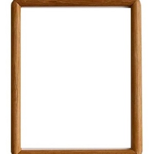 Real Wooden Round Corner Teak Color Photo Frame Swing Table Mortise Tenon Photo Frame (Color : D, Size : 8inch(15x20cm)