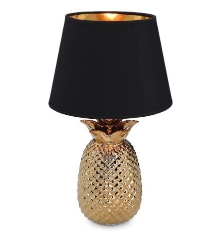 Gold Pineapple Table Lamp - 15.75