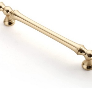 Brushed Brass Kitchen Cabinet Handles, Gold Cabinet Pulls Kitchen Cabinet Hardware for Cupboard Door Push Plate