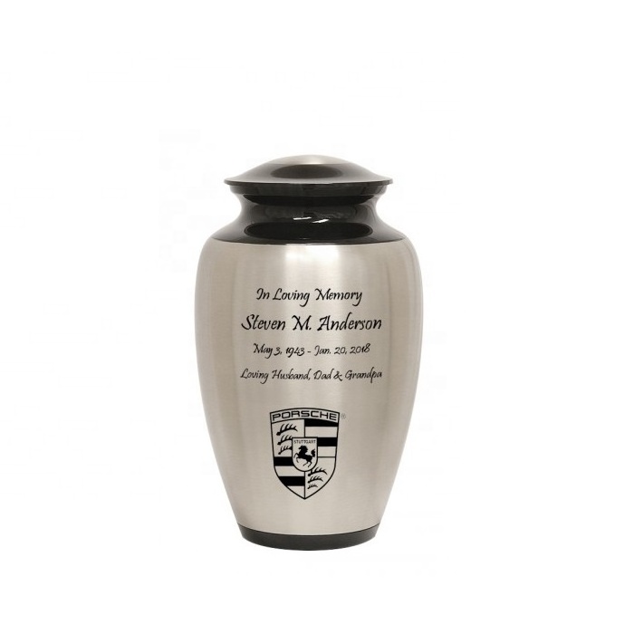 New Ford Emblem Two Toned Car Urn  high quality cremation urn that has been made with love, so you can honor the memory