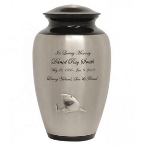 New Shark Pewter Urn  high quality cremation urn that has been made with love, so you can honor the memory