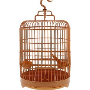 Metal solid Golden Small Bird Cage Economy and Lightweight Small Birds Carrier Cages for Parakeets Lovebirds