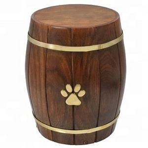 Wood Barrel Pet Urn Cremation Urns for Human Ashes Adult is a calm and freeing tribute to your loved one