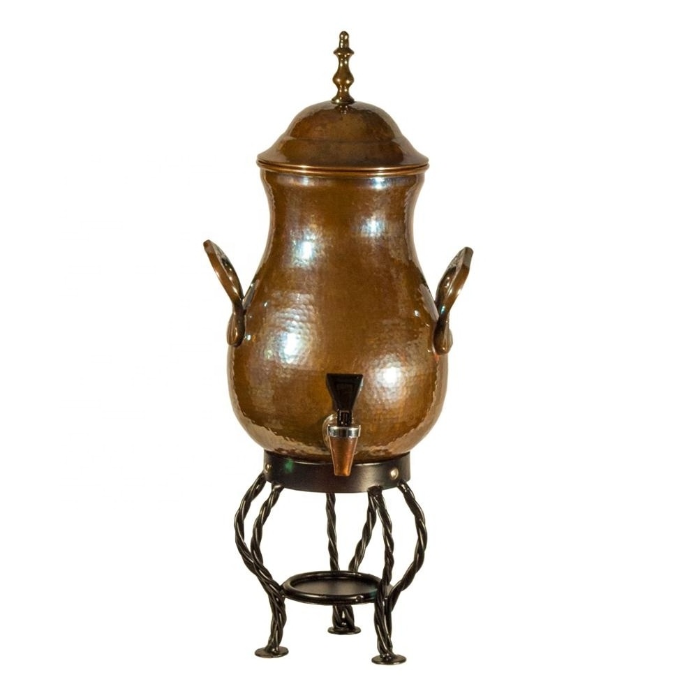 Copper Finished Artisan Coffee Urn Tea Urn For Sale food warmer set kitchen machines chafing dish catering for used food