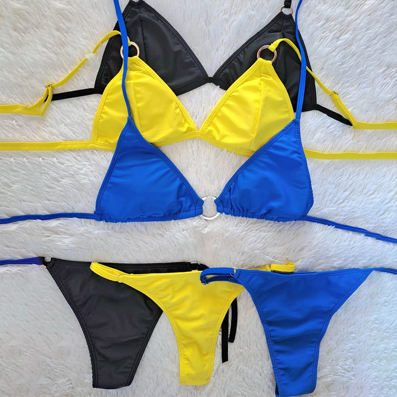 Custom logo color new design private label micro bathing suit supplier swimsuit xxxs bikini girls swimwear