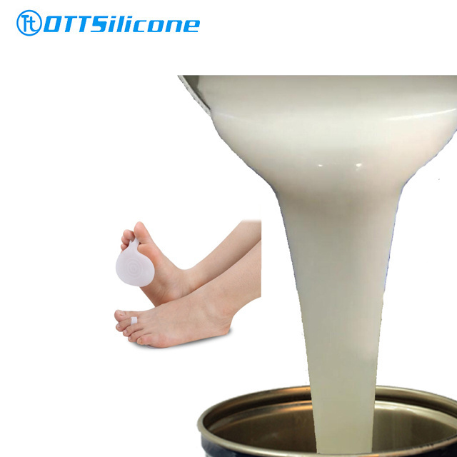 Food Grade RTV 2 Insoles Silicone Liquid Rubber to Silicone Shoe Insole/Silicone Heel Cup Making