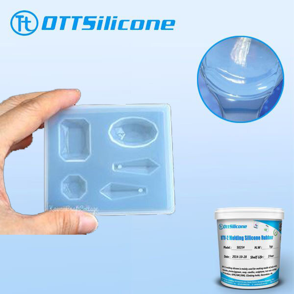 Transparent silicone for resin craft rtv 2 silicone molding