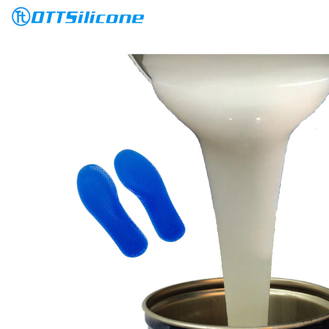 Food Grade RTV 2 Insoles Silicone Liquid Rubber to Silicone Shoe Insole/Silicone Heel Cup Making