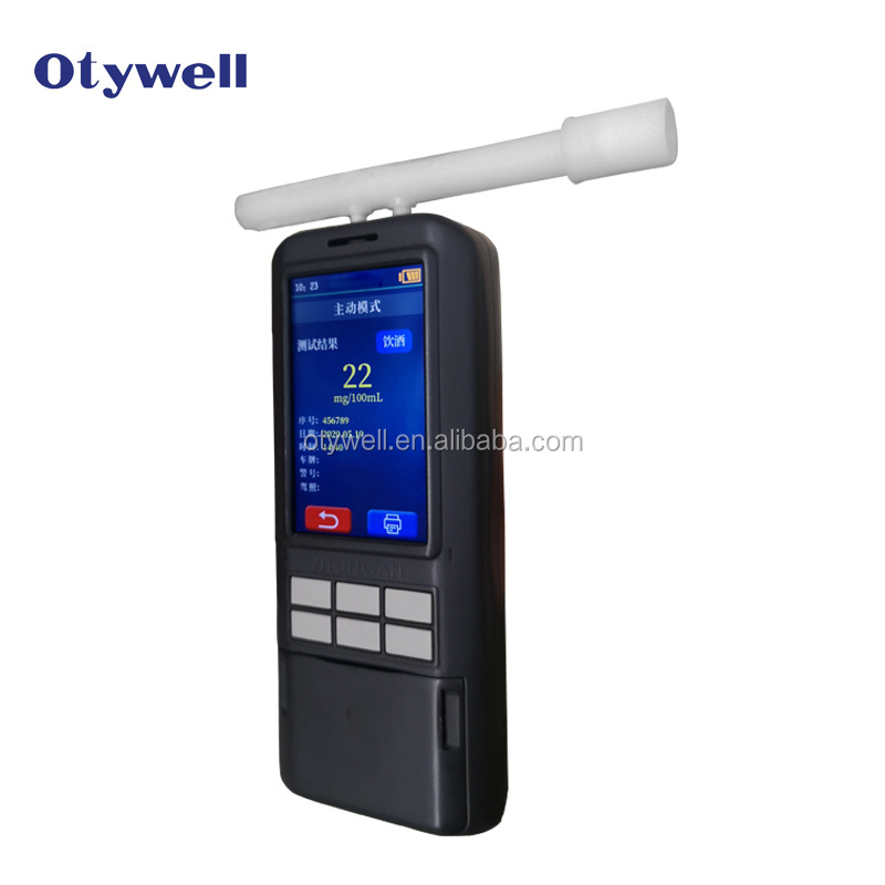 ZM800 breathalyzer /alcohol tester portable with mouth pieces and a built-in printer