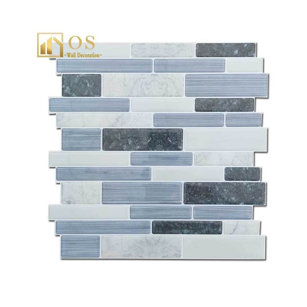 Tiles Peel And Stick 3d Modern Design Waterproof Peel And Stick Mosaic Tiles For Decoration