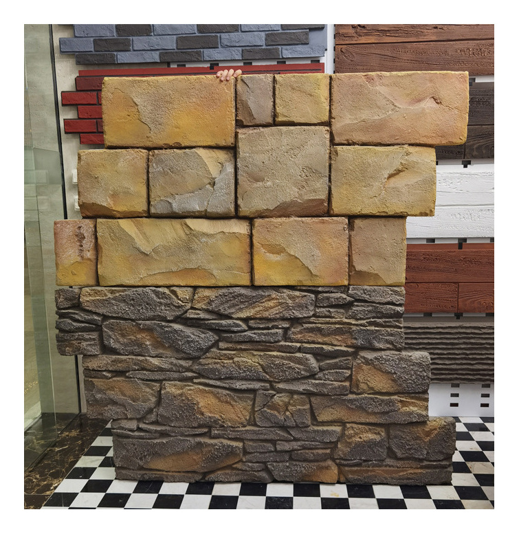 3d design stone look wall panel black artificial stone interior and exterior pu home decor stone wall panel/board veneer outdoor