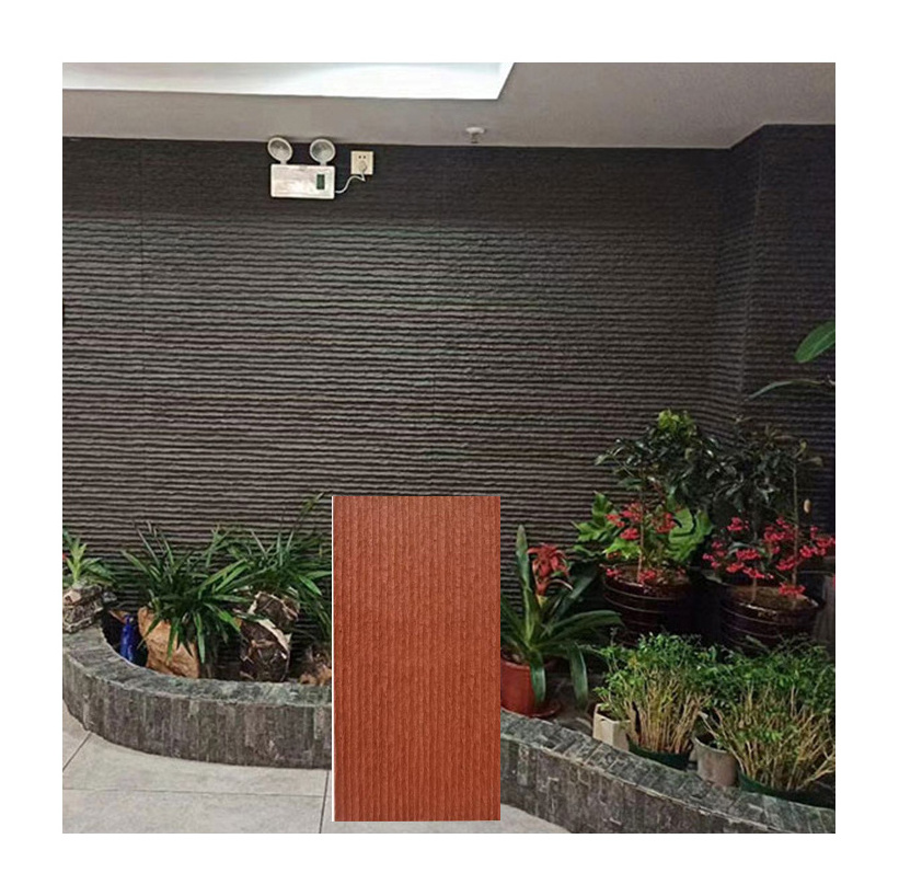 new arrival wall panel  interior exterior wave Home decor foam pu stone panel faux rock stone wall cladding