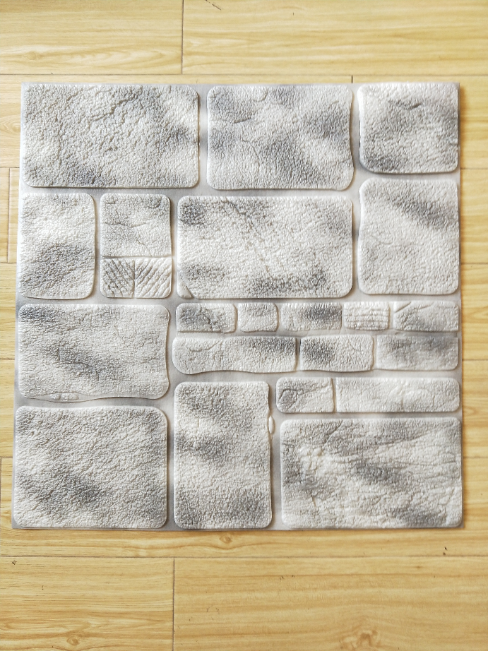 ZheJiang factory custom peel Wallpaper 3d brick foam Wall Sticker