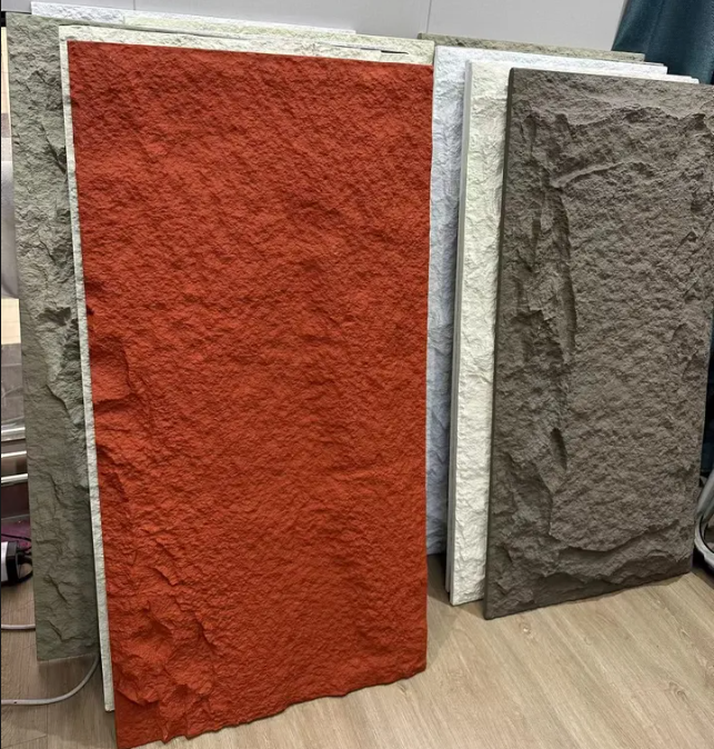 Wholesale price PU wall board lightweight flexible exterior stone veneer 3d Faux Brick wall panel