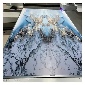 2.5mm,2.8mm,3mm marble alternative wall panel  uv board Custom TV background wall marble sheet pvc