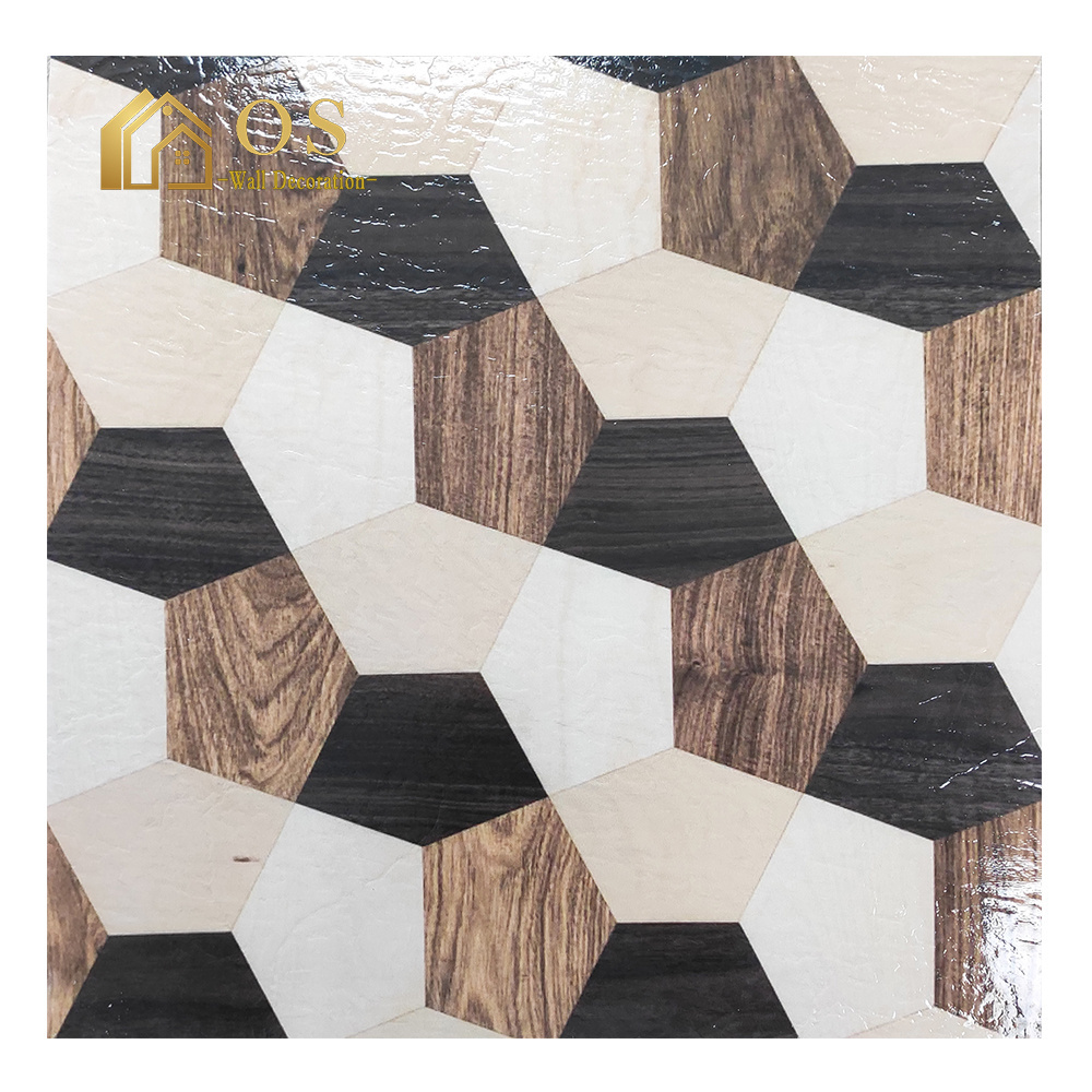 china factory new design floor sticker vinyl plank laminated pvc flooring stickers self adhesive