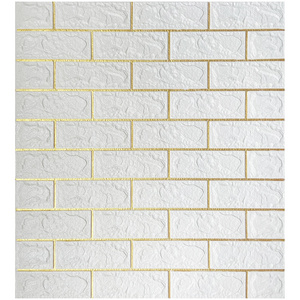 NEW 3D Brick Wall Stickers Wallpaper Decor Foam Waterproof Wallpaper for Kids Living Room DIY