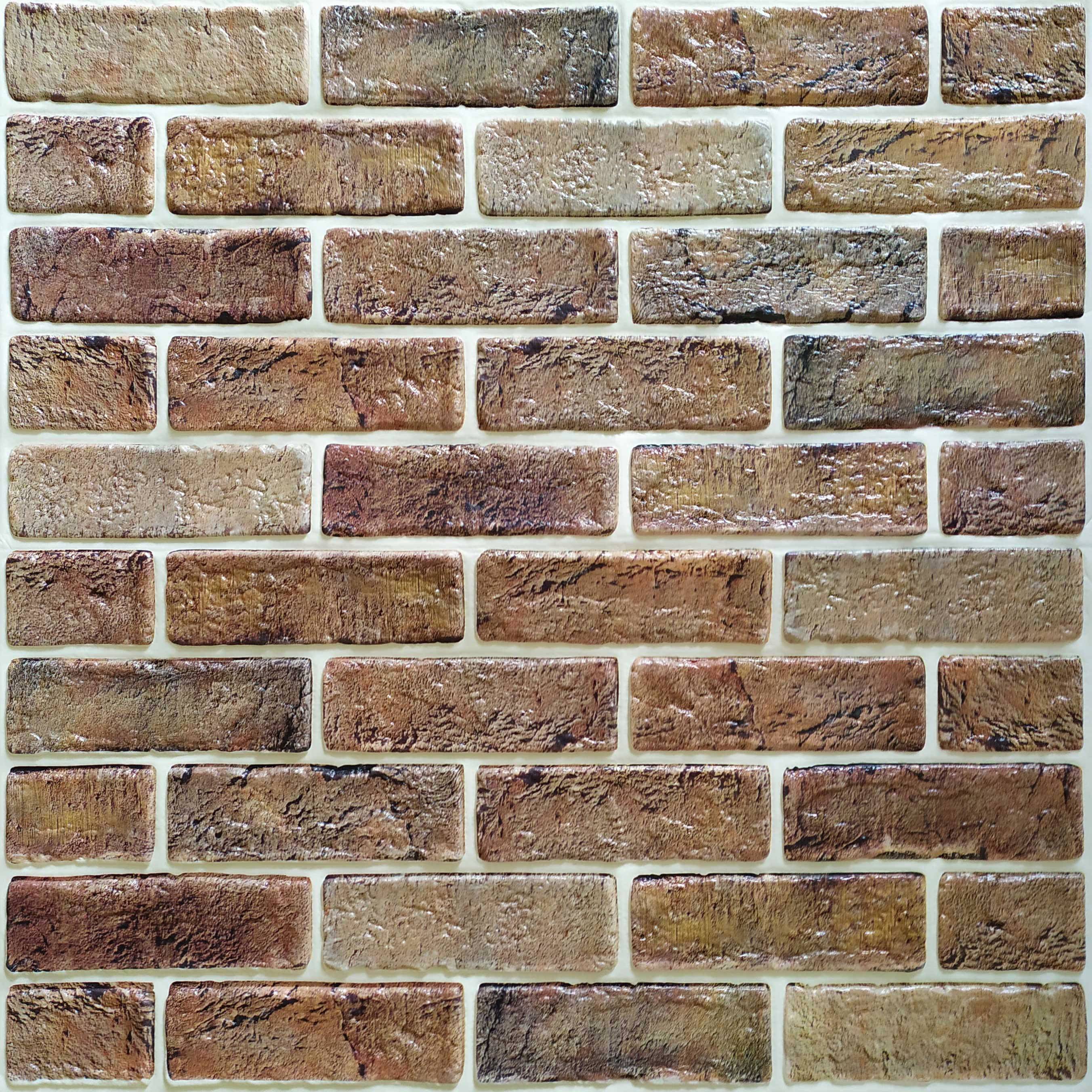 2022 hot sale brick wall decoration 3D pe brick foam Wallpaper for living room