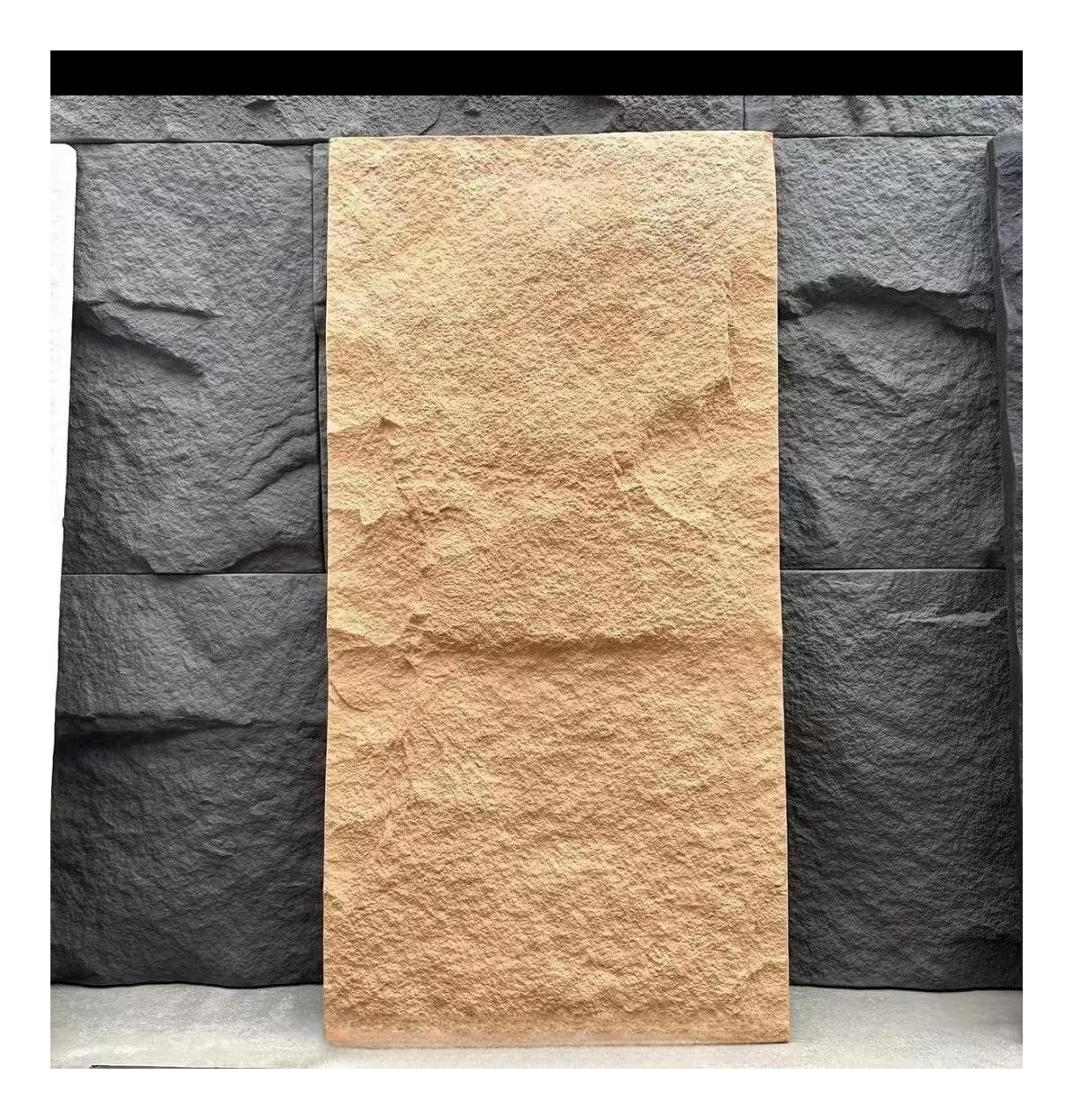 Wholesale price PU wall board lightweight flexible exterior stone veneer 3d Faux Brick wall panel