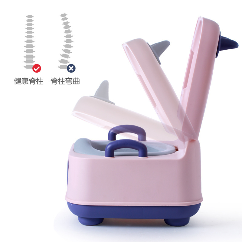 Cute designed Plastic Baby Potty toilet portable Kid Potty children's Potty Training chair