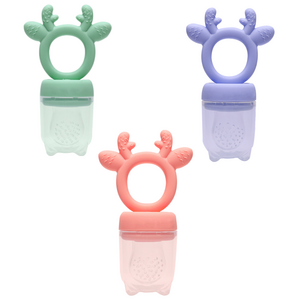 Food grade silicone baby pacifier assisted feeding fruit flavored baby silicone toys