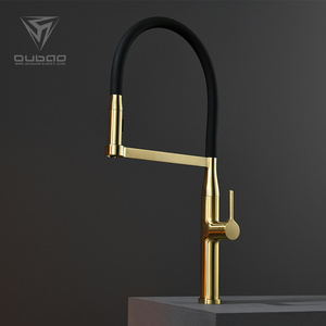 Luxury Brushed Gold Magnetic Pull Out Spray Magnet Sri Lanka Kitchen Faucet Mixer Tap