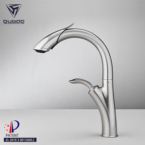 Custom Made Pullout Spray Flexible Pull Down Spout Water Sink Chrome Tap Kitchen Faucet