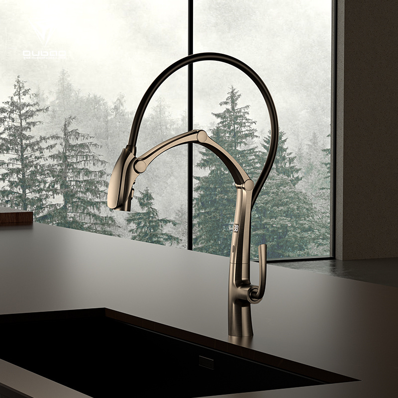 New Design Luxury Digital Display Tap Touchless Kitchen Sink Faucets