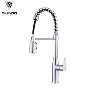 High Arc Chrome Pull Out Commercial Industrial Kitchen Faucet with Sprayer