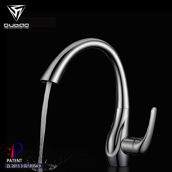 Fashionable Design Brass Spray Tap Mixer Flexible Metal Pull Down Kitchen Faucet