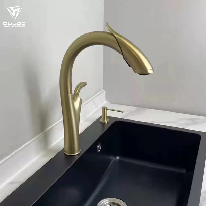 Faucets Mixers Taps Gold 360 Degree Hot Cold Flexible Water Kitchen Mixer Tap