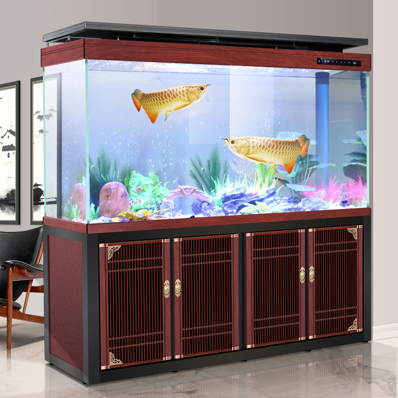 Vertical Door Chinese Dragon Moving Fish Transport Tank For Home Customized spot goldfish tank at ex factory price