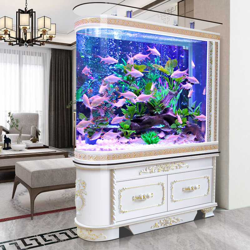 European Style High Cabinet Warhead Custom Saltwater Aquarium Fish Tank Stand