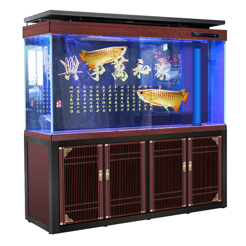 Vertical Door Chinese Dragon Moving Fish Transport Tank For Home Customized spot goldfish tank at ex factory price