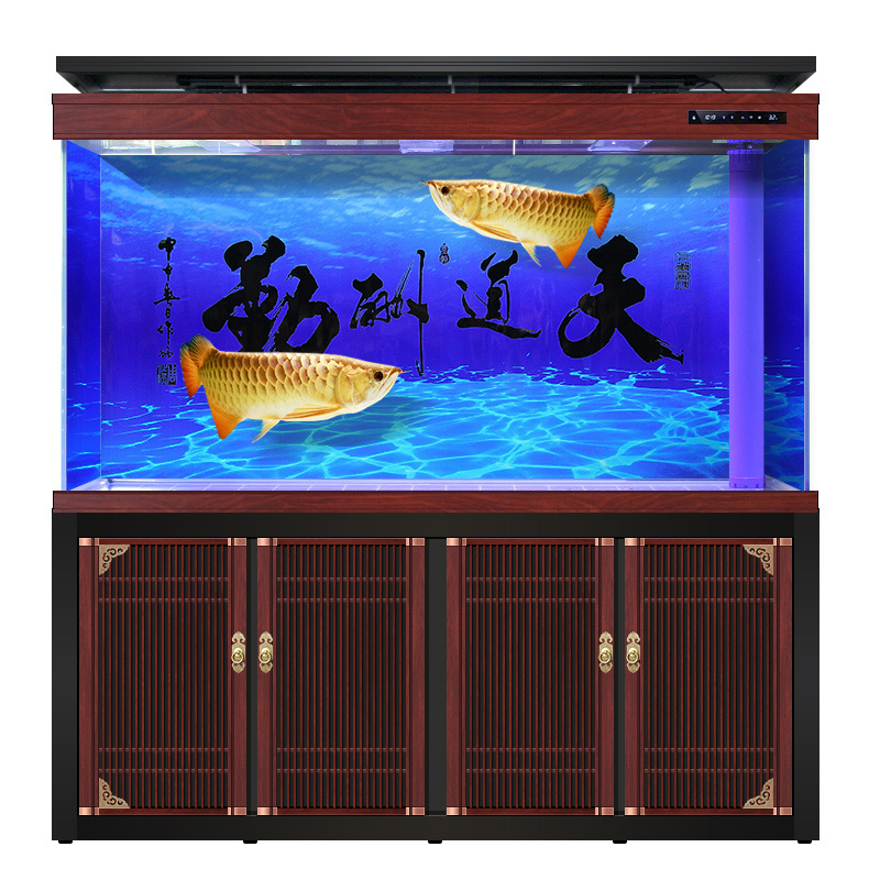 Vertical Door Chinese Dragon Moving Fish Transport Tank For Home Customized spot goldfish tank at ex factory price