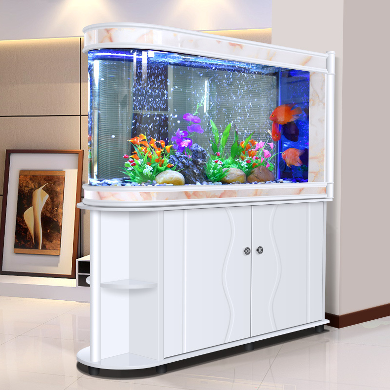 aquariums & accessories Best Selling Customizable Curved Aquarium Circular Betta Fish Tank With Filter