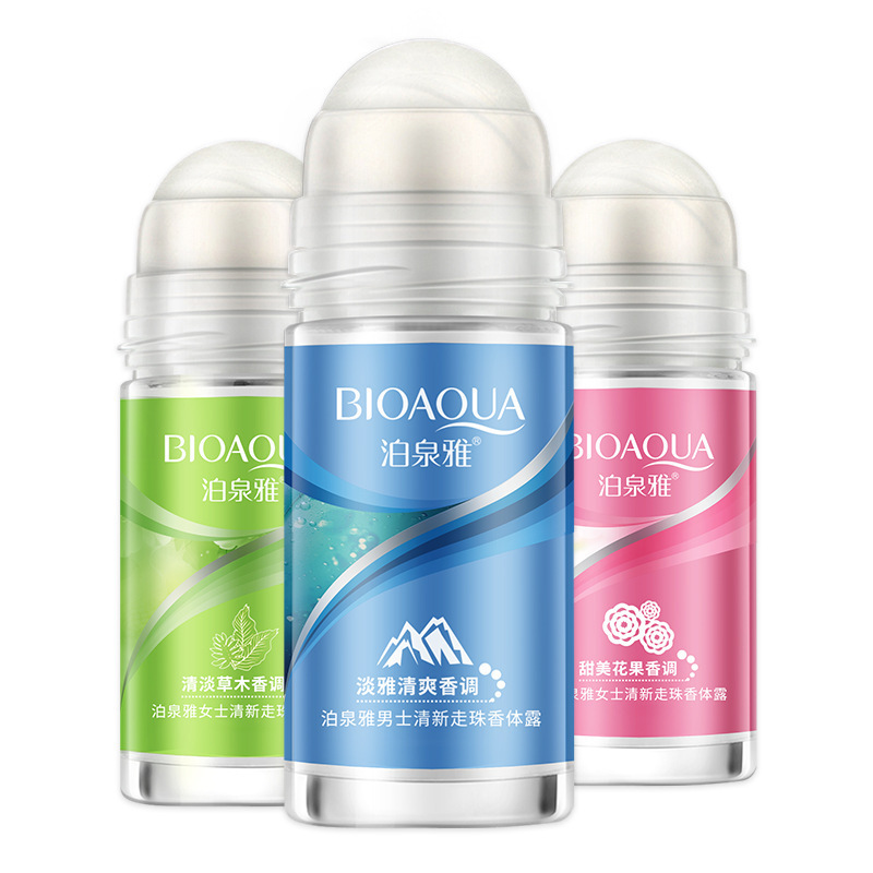 OEM ODM bioaqua moisturizing refreshing fragrance roll-on antiperspirant deodorant for men and women