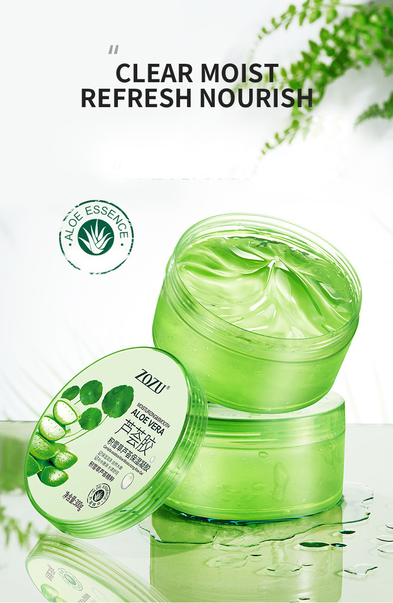 ODM/OEM ZOZU moisturizing Natural centella extract Aloe Vera Gel Moisturizing Cream